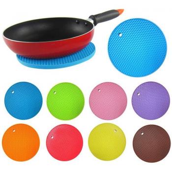 Non-Slip Round Alveolate Silicone Coaster Dura 21