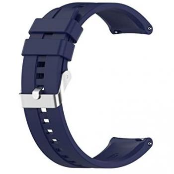 König Design Sport Ersatz Armband für Huawei Watch GT 3 46 mm Silikon Band Loop (Silikon), Uhrenarmband, Blau