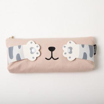 Kinbor Canvas Pencil Case for School Supplies