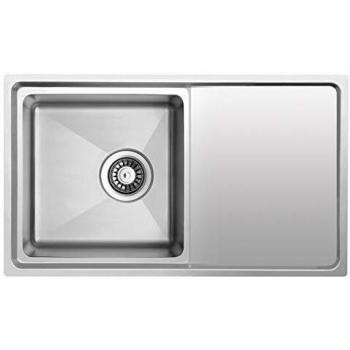 Évier cuisine inox Respekta modèle Chicago 86×50 cm – 1 bac – Réversible