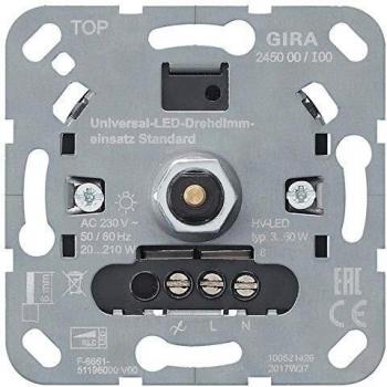 Gira 245000 System 3000 Universeel LED Draaidimmer basiselement Standard