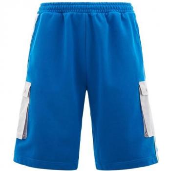 Pantaloncini Shorts UOMO Kappa Banda 222 Azzurro SANCIO con tasche