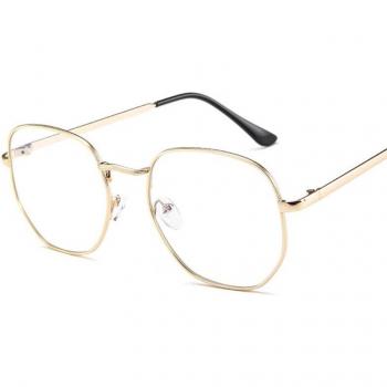 Monture Bronze Rétro Blue Light Blocker Oversized