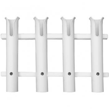 TACO Marine 4‑Rod Poly Rod Rack, White, P03‑064W