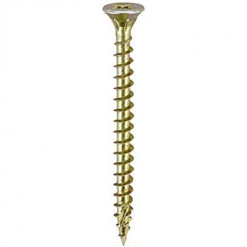 TIMCO C2 Strong-Fix Multi-Purpose Premium Countersunk Gold Woodscrews - 6.0 x 130 Box OF 100 - 60130C2