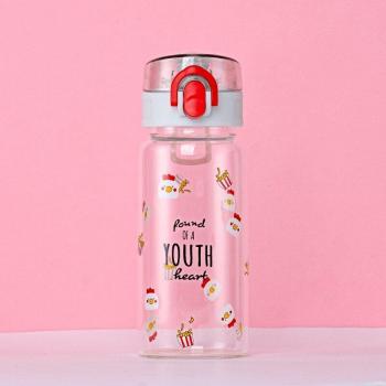 Modern Transparent Glass Water Bottle