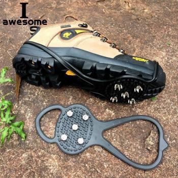 Crampons antidérapants 5 dents pour chaussures