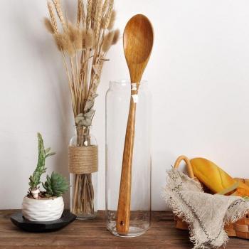 16.5 Inch Long Handled Wooden Cooking Spoon