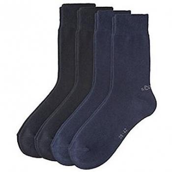 S.Oliver Classic Unisex 8er Pack Socken – Navy (04) – Größe 43‑46