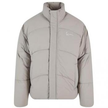 Giacca Puffer Karl Kani Trapuntata Light Grey M