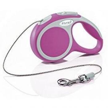 Vario Flexi‑Leine XS 3 m Pink – für Hunde, Katzen und kleine Tiere (max. 8 kg)