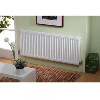 Kartell K-RAD Kompact Type 11 Single Panel with Single Convector Horizontal Radiator | White | Metal | 400mm x 2200mm