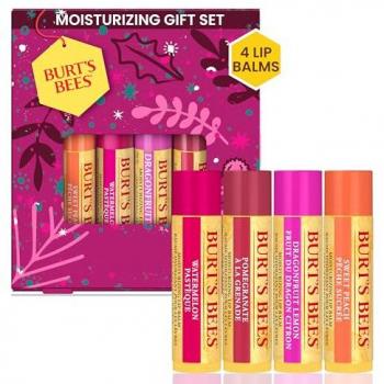Burts Bees Bounty Fruit Pack – 4 Lip Balms, 4.25g Each