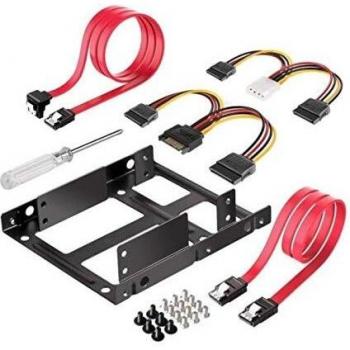 Cadre de Montage pour Disque Dur HDD/SSD 2,5 et 3,5