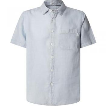 Amaro Short Sleeve Shirt by Pepe Jeans in Oxford Blue for Men