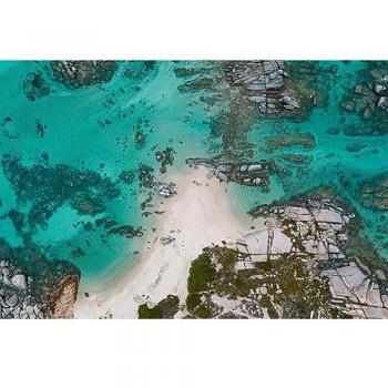 Cénothe Plage Lavezzi – Décoration murale HD 65x97 cm