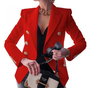 Chaqueta Formal Slim Mujer Rojo