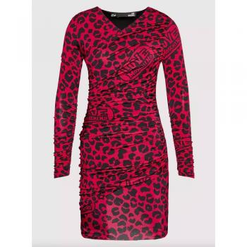 Love Moschino Red Viscose Dress, IT40|S