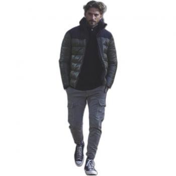 Koge Army Jogg Tapered Arqué Kaki Vert en Coton