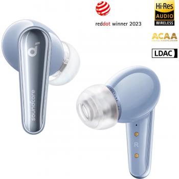 Soundcore Liberty 4 – Blauwe draadloze oordopjes met ACAA 3.0