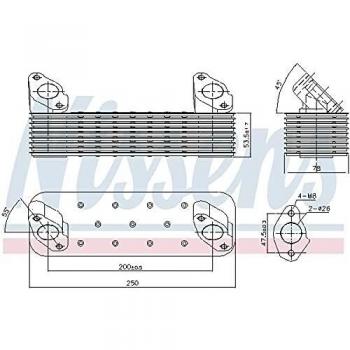Nissens Transmission Oil Cooler 90728