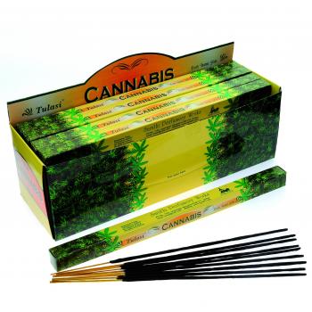 Tulasi - Incienso en varitas (25 unidades, aroma cannabis)
