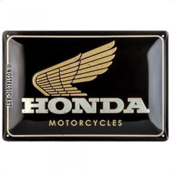 Plaque Décorative Métal Relâchement 30×20 cm – Logo Honda Motorcycles