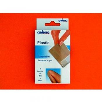 Galeno Tiras Plásticas Apósito Adhesivo 100x6 cm Color Piel