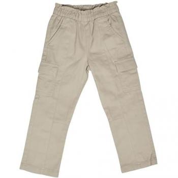 Pantalón Cargo con Cintura Elástica 741056 per Ragazza 5 Anni cachi
