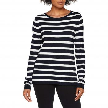 More & More Damen Pullover, Marine 2 Color 2375, 40
