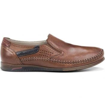 Fluchos - Mocasines de hombre en color marrón y fabricados en piel