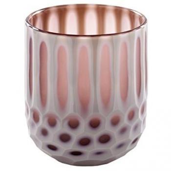 Tischvase FINK Livia Vasen Gr. H: 18,00 cm Ø 16,00 cm, lila (flieder) mundgeblasen