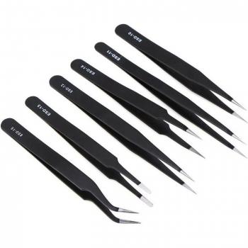 Kit de réparation pour iPhone avec 6 pinces antistatiques