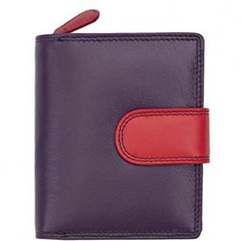 Cityscape Compact Leather Trifold Wallet