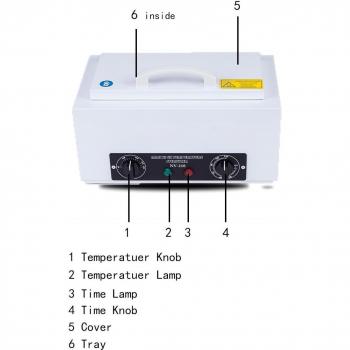 NV-210 High-Temperature Autoclave for Nail Salons