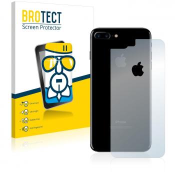 Brotect Hybrid-Glass Screen Guard for Apple iPhone 7 Plus Back side (full surface + LogoCut) - 9H Glass Protection