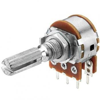 Potenziometro rotativo stereo 50K ohm