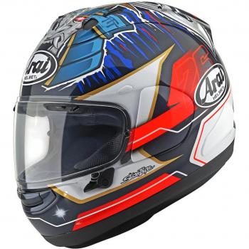 Arai RX-7V Evo Pedrosa Shogun Casco Negro y Azul