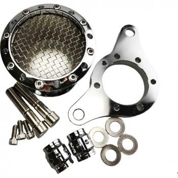 Chrom Ansaugtrichter Luftfilter CNC Aluminium für 2004-hoch Harley Sportster XL 1200 883 48