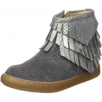 Shoo PomPlay Huron - Botas Mocasin Niñas, gris