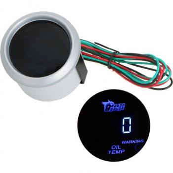 Digital Oil Temp Gauge with Sensor for Car 52mm 2in LCD 40~150 Celsius