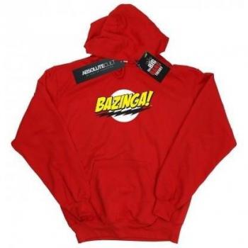 Felpa con cappuccio Sheldon Bazinga The Big Bang Theory 5-6 anni grigia