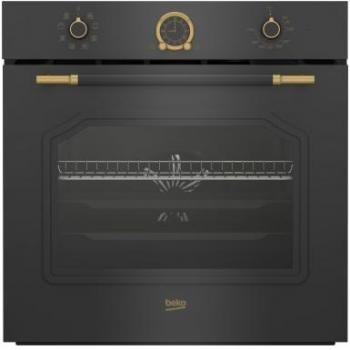 Beko Forno Elettrico da Incasso Termoventilato b300 RBIM19200AD Capacità 72 L Potenza 2600 W Classe A Colore Antracite