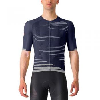 Castelli Climber's 4.0 Radtrikot Blau/Grau - XXL