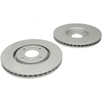 Disco Freno Ventilato FERODO DDF841C per PEUGEOT e CITROËN, Anteriore, 2 Pezzi