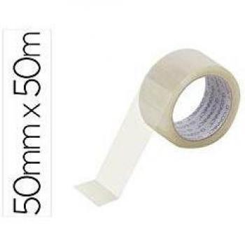 Cinta adhesiva polipropileno transparente Q-connect 132mt x 50mm