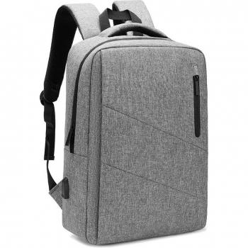 Multifunktionaler Laptop-Rucksack für Männer, USB-Ladefunktion, wasserdicht, Oxford-Stoff, 15,6 Zoll