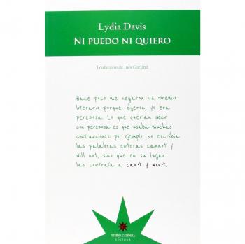 No puedo ni quiero - LYDIA DAVIS