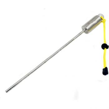 30CM Unterwasser Hummer Stock aus Edelstahl mit Shaker und Armbinde