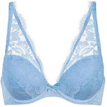 Blue Polyamide Smart Foam Bra – Mey Women’s 38C